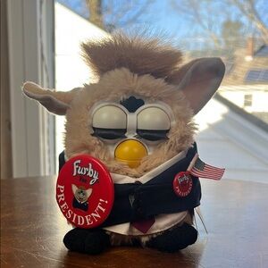Furby President talking interactive Plush from 2000
